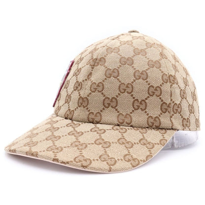 Gucci Higuchi Yuko GG Canvas Cap Baseball Cap Hat Beige Pink