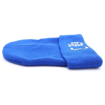 Chrome Hearts Blue Watch Cap CH Logo Embroidery Cap Knit — view 3