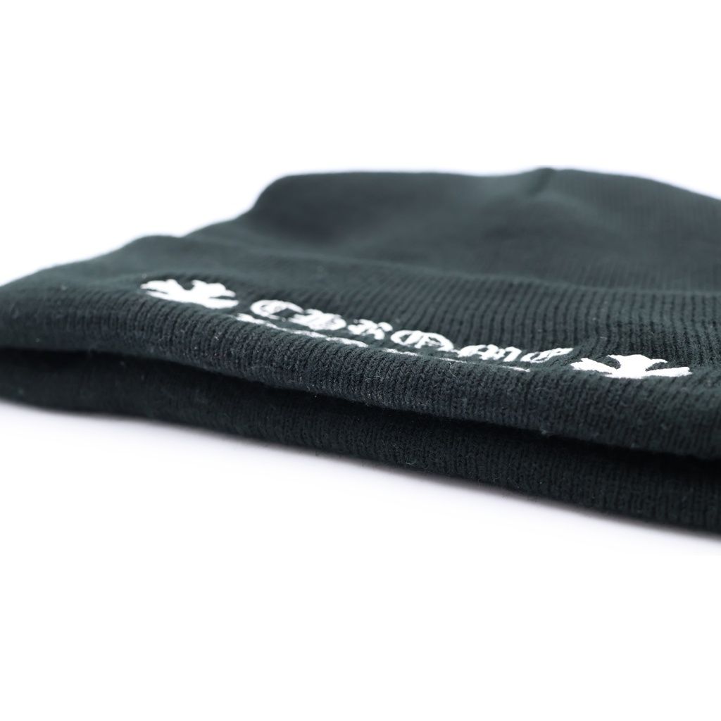 Chrome Hearts Watch Cap Logo Embroidery Acrylic Beanie Knit Cap Hat Black — view 5