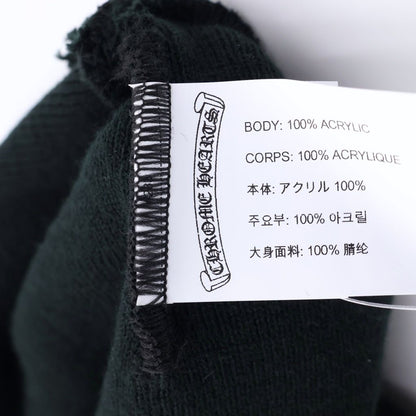 Chrome Hearts Watch Cap Logo Embroidery Acrylic Beanie Knit Cap Hat Black — view 7