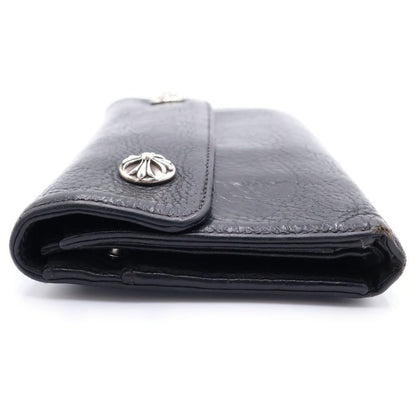 Chrome Hearts Wave Leather Wallet Black — view 3