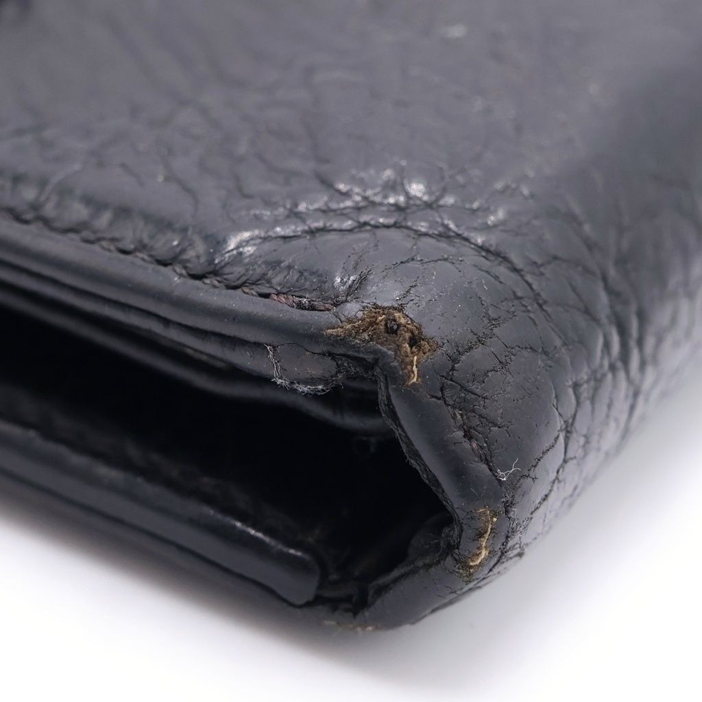 Chrome Hearts Wave Leather Wallet Black — view 5