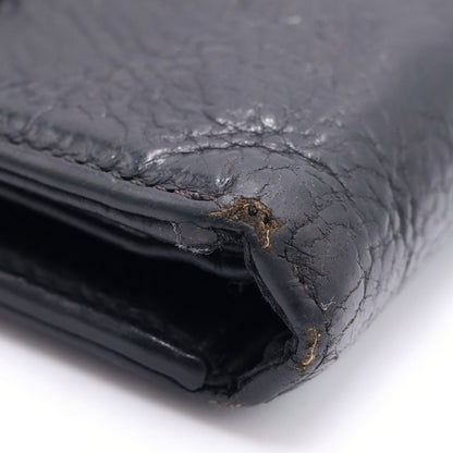 Chrome Hearts Wave Leather Wallet Black — view 5