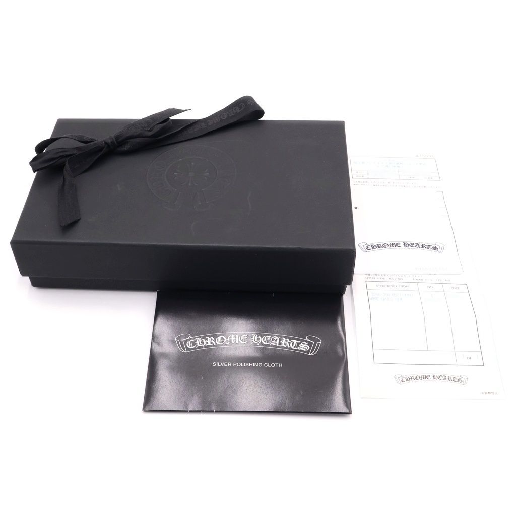 Chrome Hearts Wave Leather Wallet Black — view 7