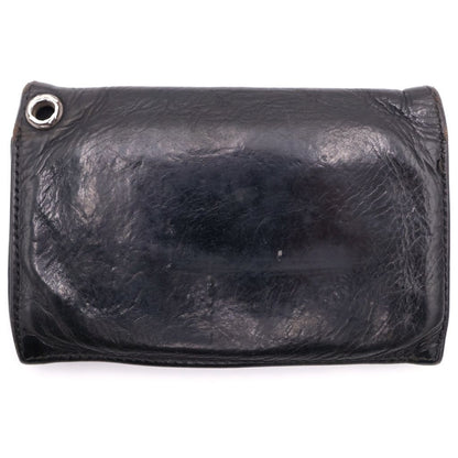 Chrome Hearts CH Cross Ball Button Leather Wallet — view 2