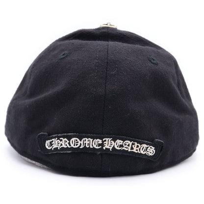 Chrome Hearts Trucker Cap Denim Horse Shoe Stitch Cap Black — view 2