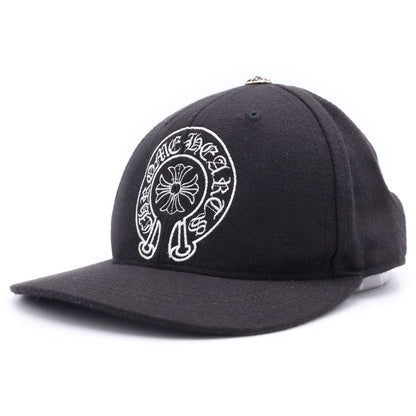 Chrome Hearts Trucker Cap Denim Horse Shoe Stitch Cap Black