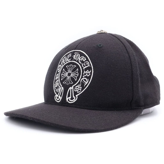 Chrome Hearts Trucker Cap Denim Horse Shoe Stitch Cap Black
