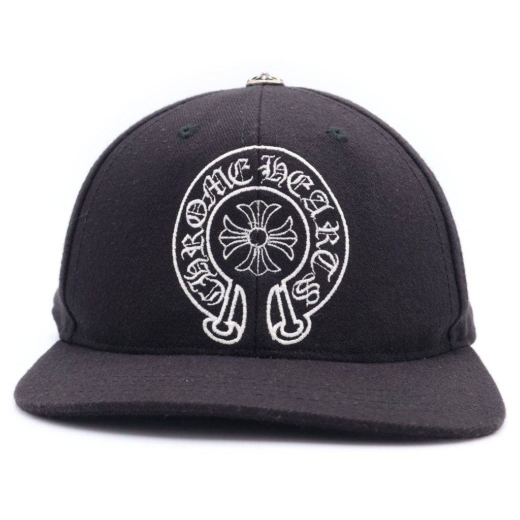 Chrome Hearts Trucker Cap Denim Horse Shoe Stitch Cap Black — view 4