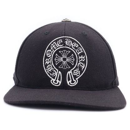 Chrome Hearts Trucker Cap Denim Horse Shoe Stitch Cap Black — view 4