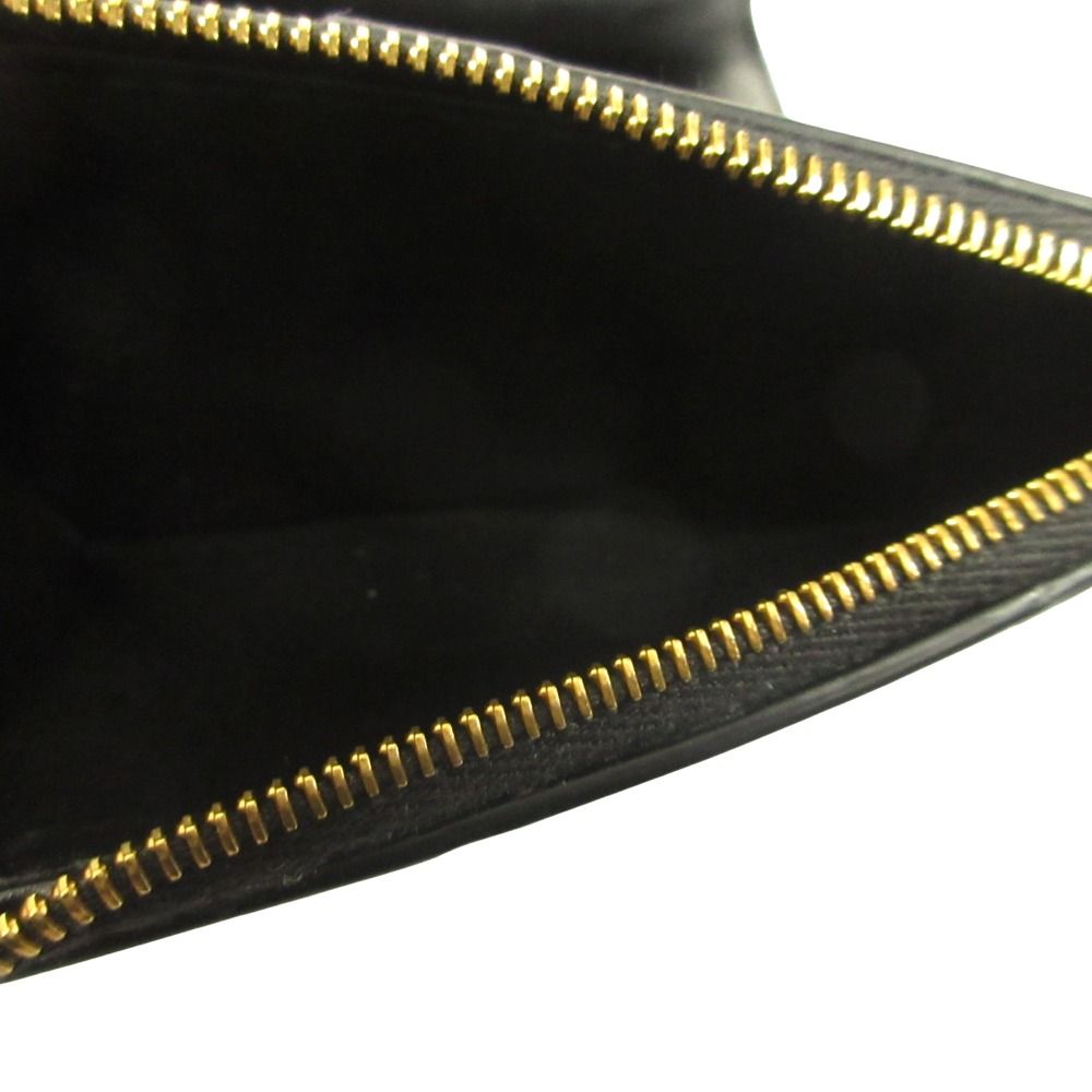 Bottega Veneta Cassette Maxi Intrecciato Trifold Wallet Leather Black — view 6