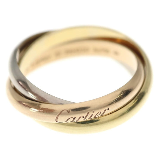 Cartier Trinity Ring Pink Gold Silver YG PG WG