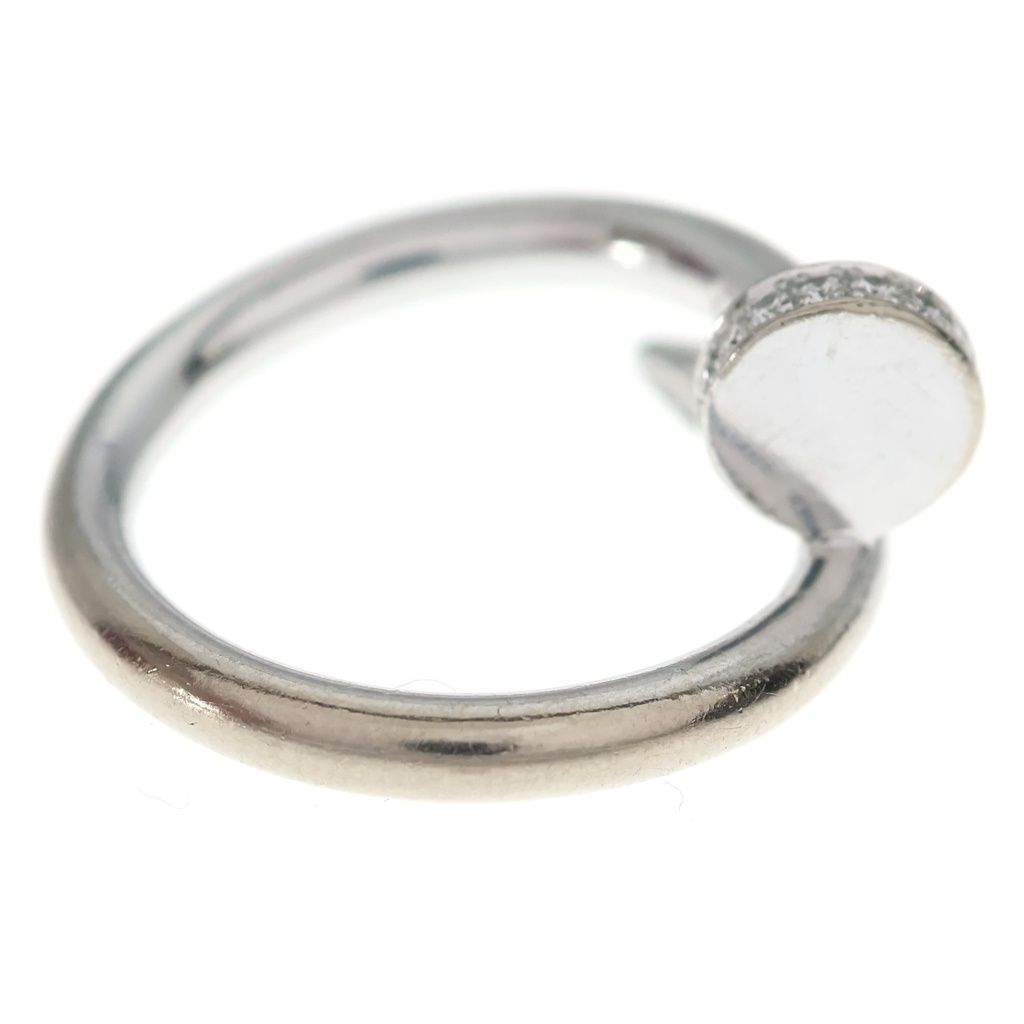 Cartier 18k White Gold Juste un Clou Small Diamond Ring — view 3
