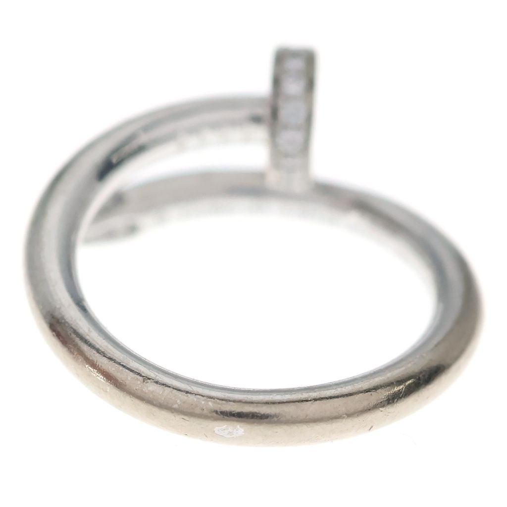 Cartier 18k White Gold Juste un Clou Small Diamond Ring — view 2