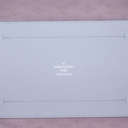 Louis Vuitton Monogram Mahina Neverfull Tote Rose Pink Leather Silver — view 5