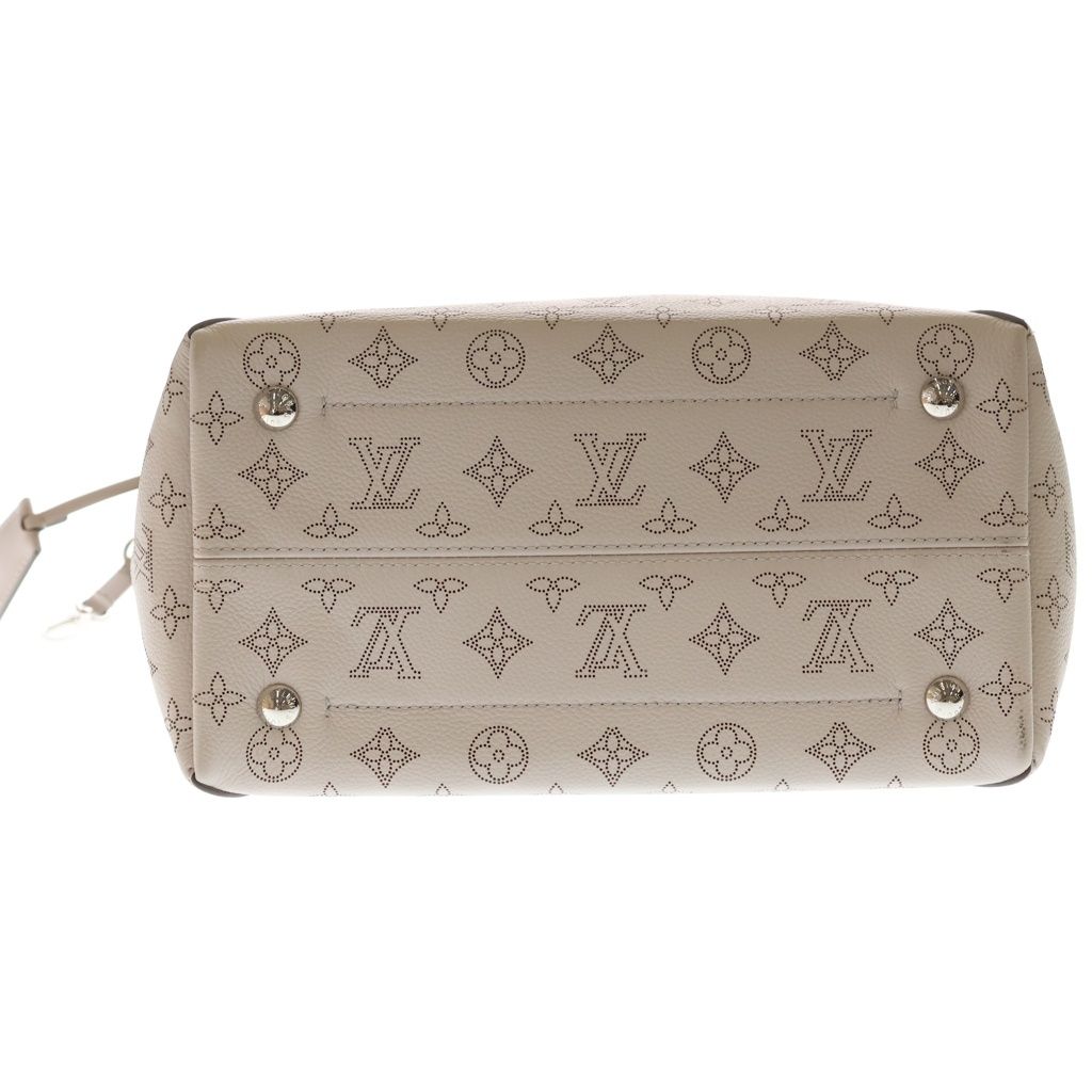 Louis Vuitton Monogram Mahina Neverfull Tote Rose Pink Leather Silver — view 4