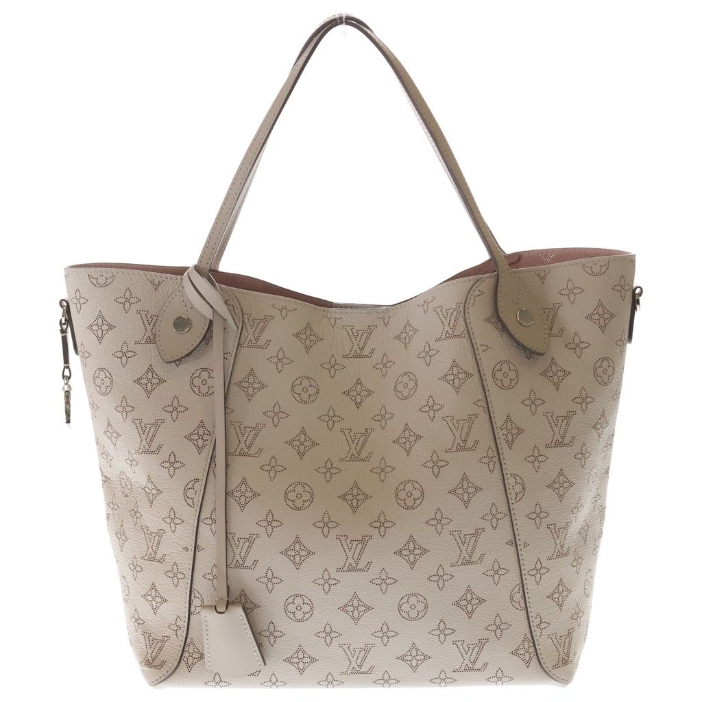 Louis Vuitton Monogram Mahina Neverfull Tote Rose Pink Leather Silver