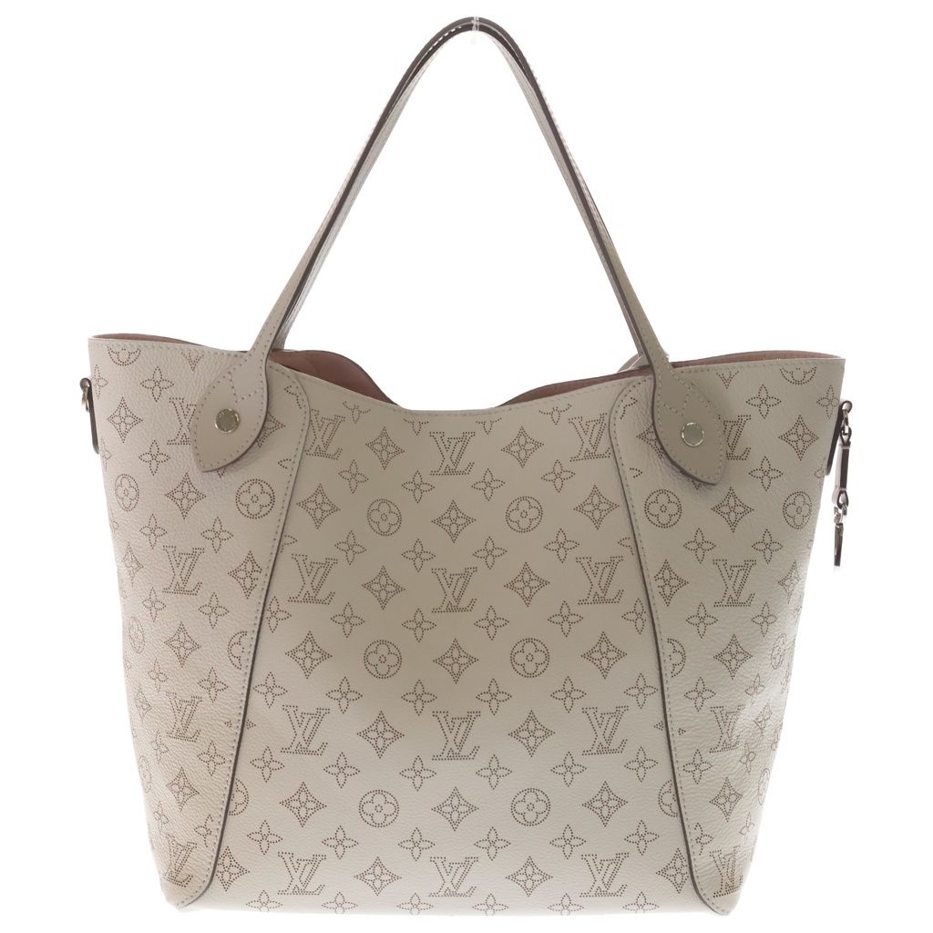 Louis Vuitton Monogram Mahina Neverfull Tote Rose Pink Leather Silver — view 2