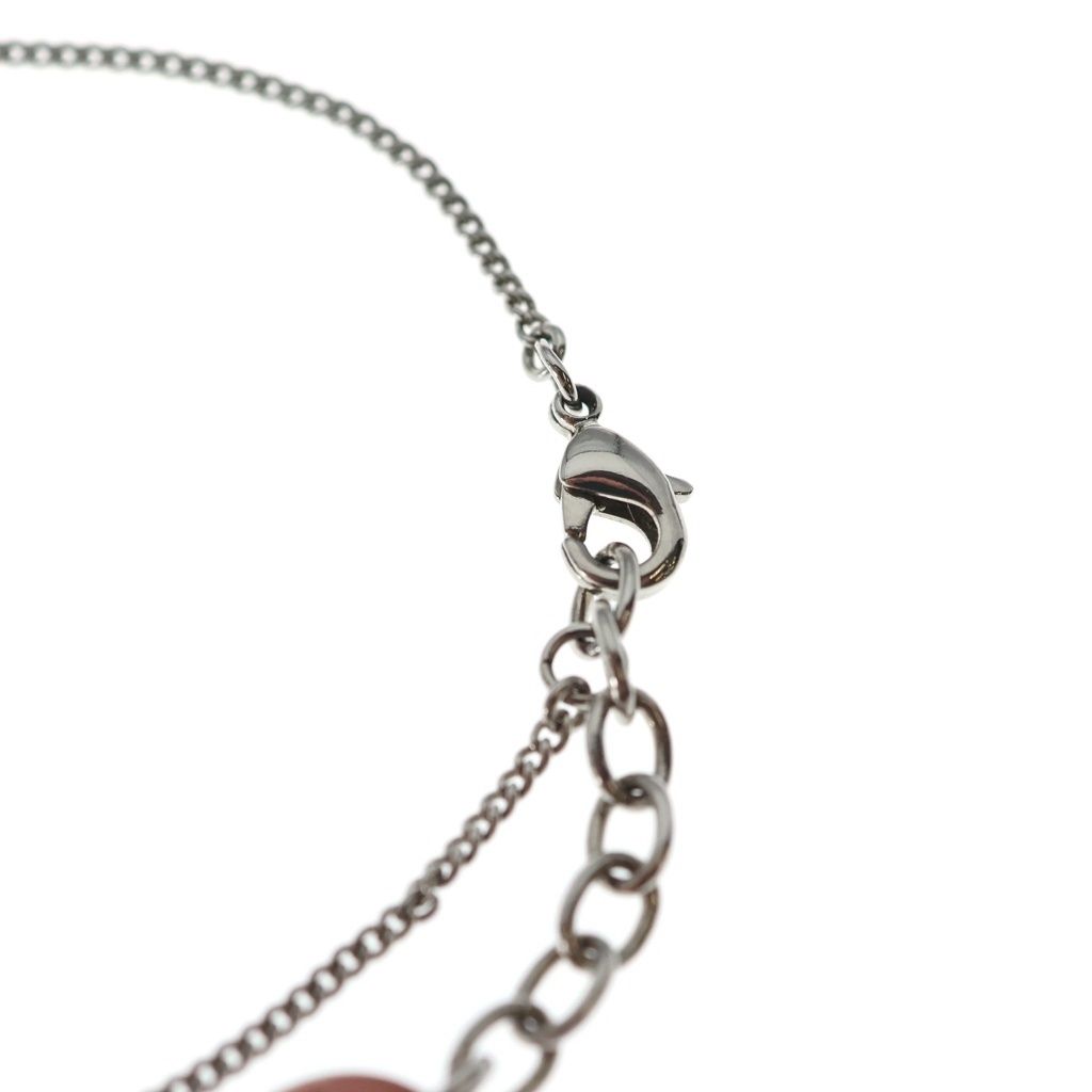 Miu Miu Rhinestone Logo Bracelet Plated Silver — view 5
