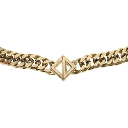 Dior Gold Chain Link Choker Necklace — view 3