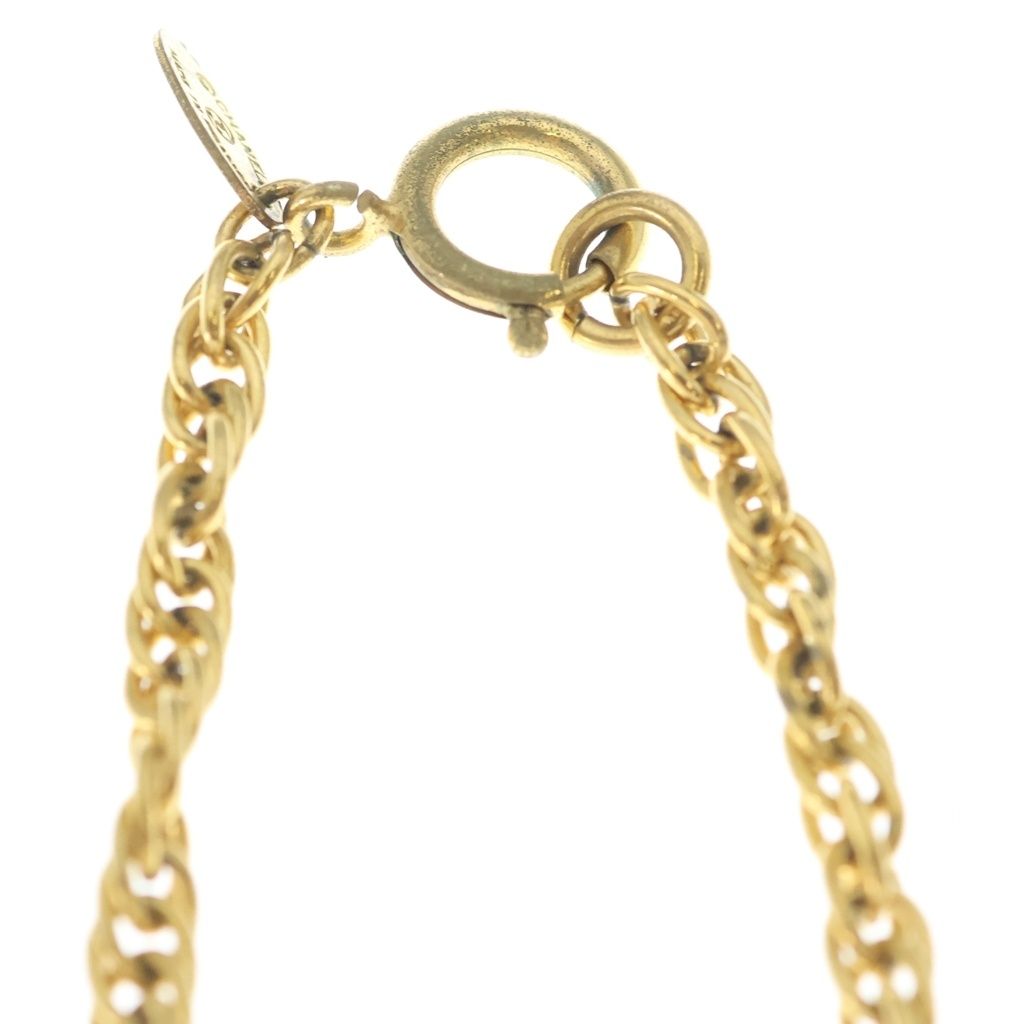 Chanel CC Logo Chain Choker Necklace Gold — view 4