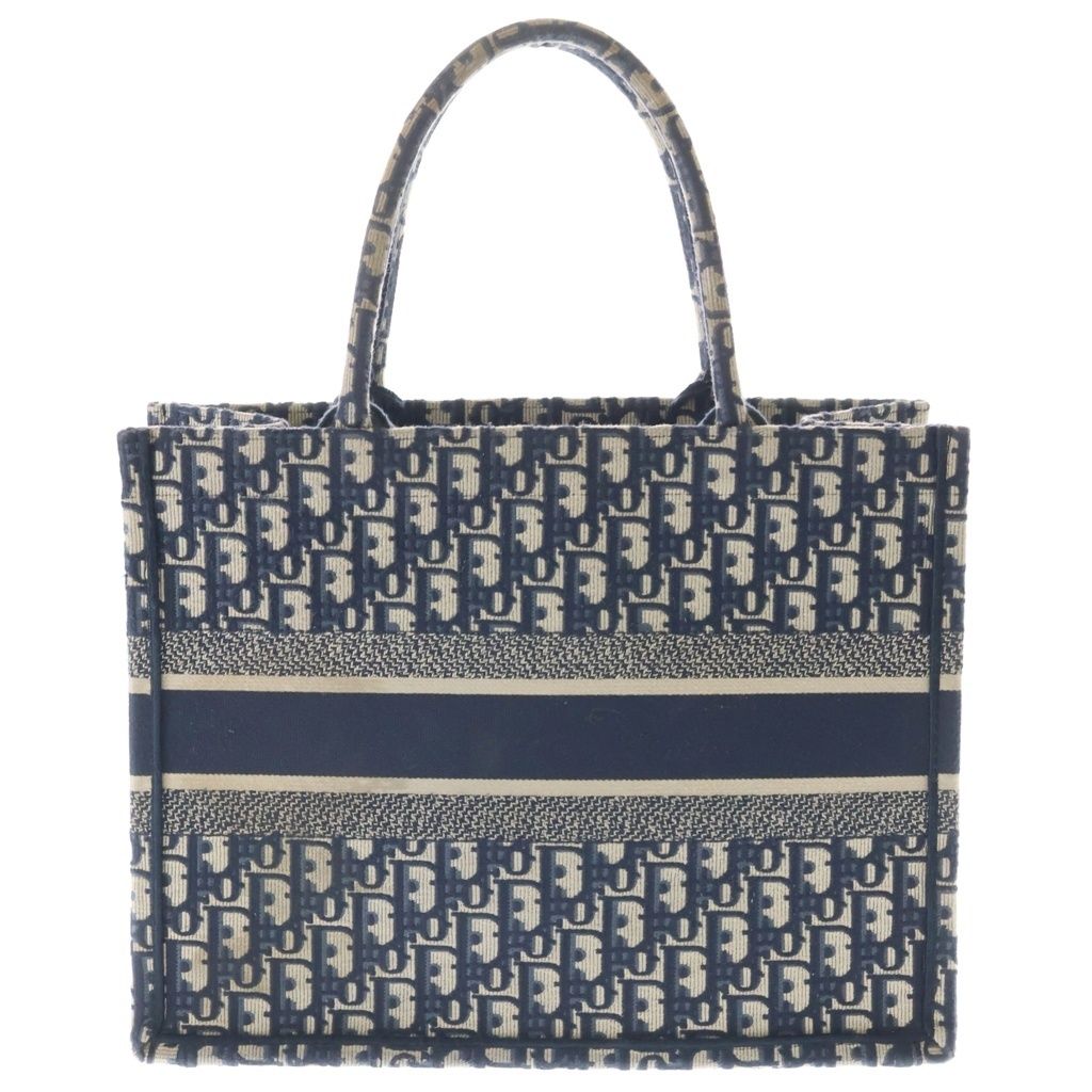 Dior Book Tote Oblique Allover Pattern Navy — view 2