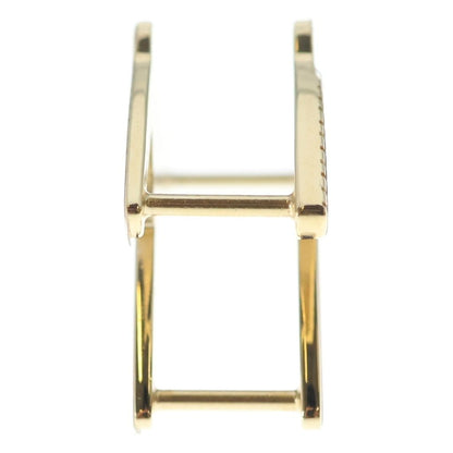 Hermes Horsehead Scarf Ring Gold — view 3
