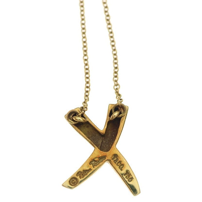 Tiffany & Co Paloma Picasso Kiss Pendant Chain Gold YG — view 5