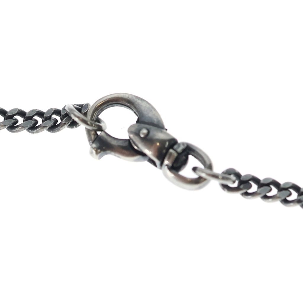 Bottega Veneta Intre Ring Pendant Chain Gunmetal Silver Black White — view 4
