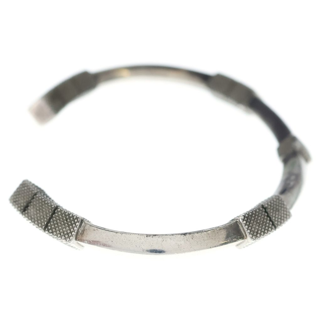 Bottega Veneta Lock Bangle Bracelet Silver — view 3