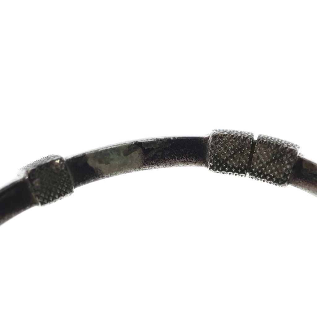 Bottega Veneta Lock Bangle Bracelet Silver — view 6