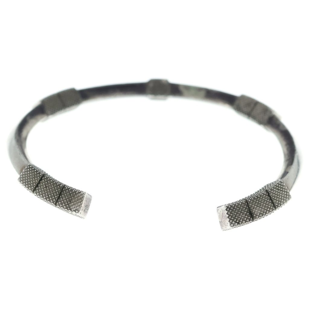 Bottega Veneta Lock Bangle Bracelet Silver — view 2