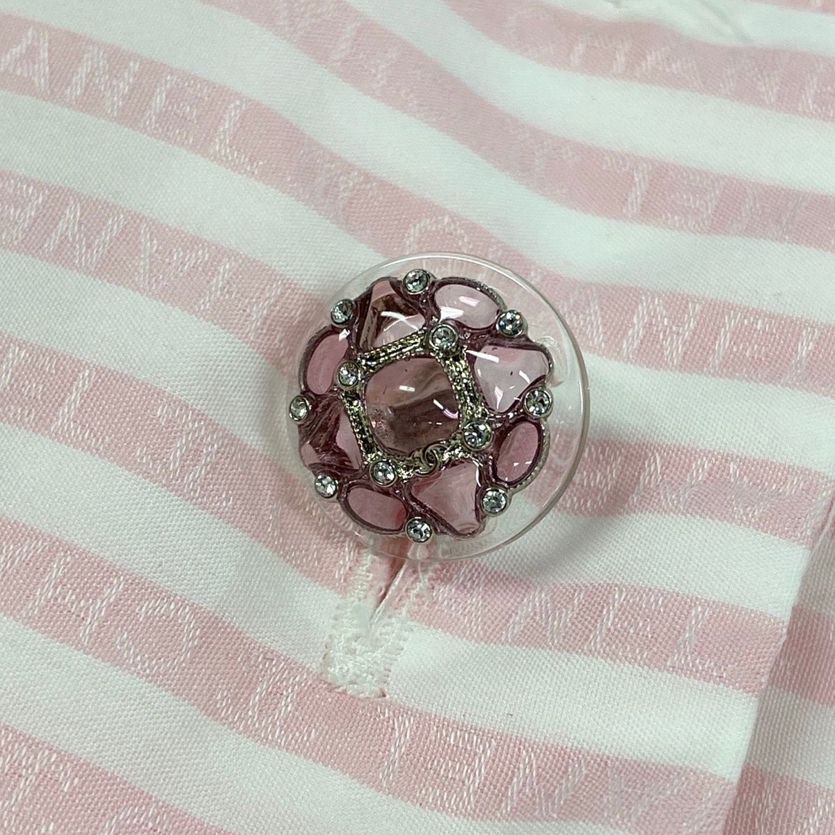 Chanel 60 24c Coco Rose Blanc Blouse Top 42 — view 7