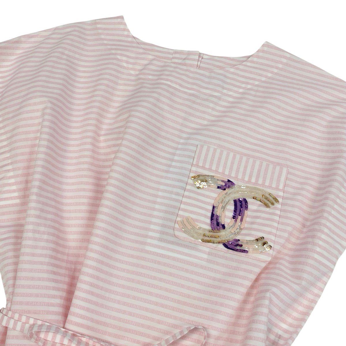 Chanel 60 24c Coco Rose Blanc Blouse Top 42 — view 4