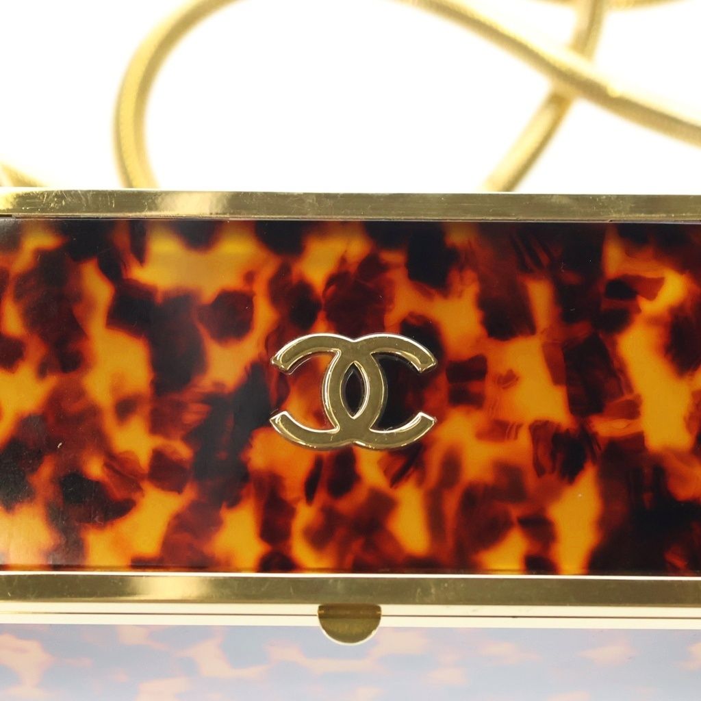 Chanel Shoulder Bag Mini Brown Gold — view 6