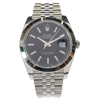 Rolex Datejust Black Dial Jubilee Bracelet SS Automatic Winding Latest Watch