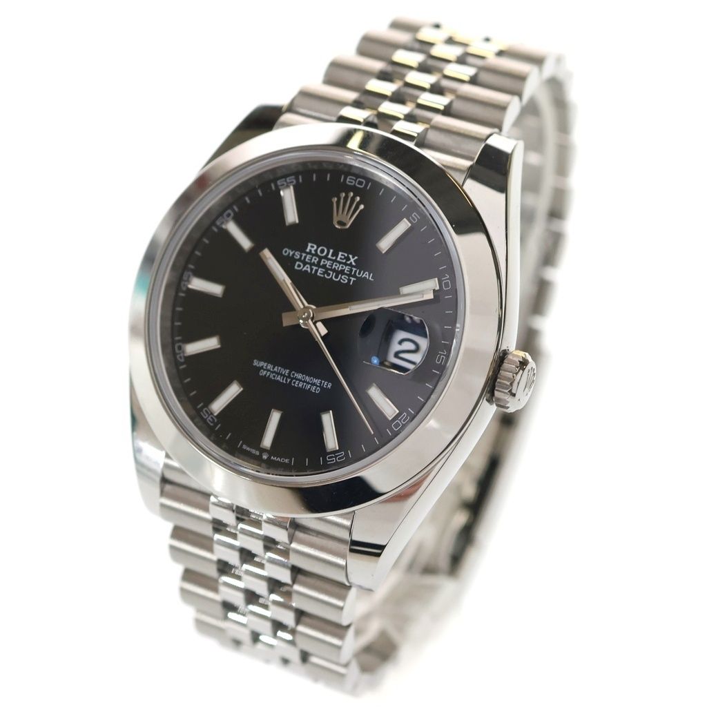 Rolex Datejust Black Dial Jubilee Bracelet SS Automatic Winding Latest Watch — view 4