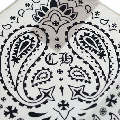 Chrome Hearts Silk Bandana Scarf White — view 5