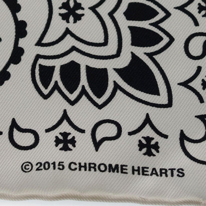 Chrome Hearts Silk Bandana Scarf White — view 4