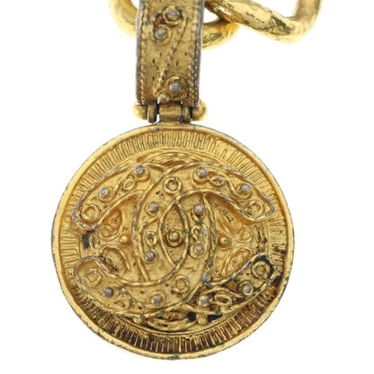 Chanel CC Logo Coin Charm Bracelet Gold — view 5