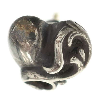 Chrome Hearts Stud Heart Earrings Silver