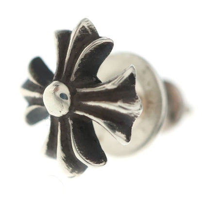 Chrome Hearts No2 CH Pls CH Plus Stud Earrings Silver