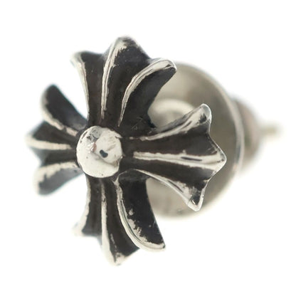 Chrome Hearts No2 CH Pls CH Plus Stud Earrings Silver