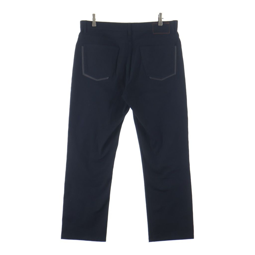 Hermes Cotton Series Button Fly Denim Pants Black — view 2