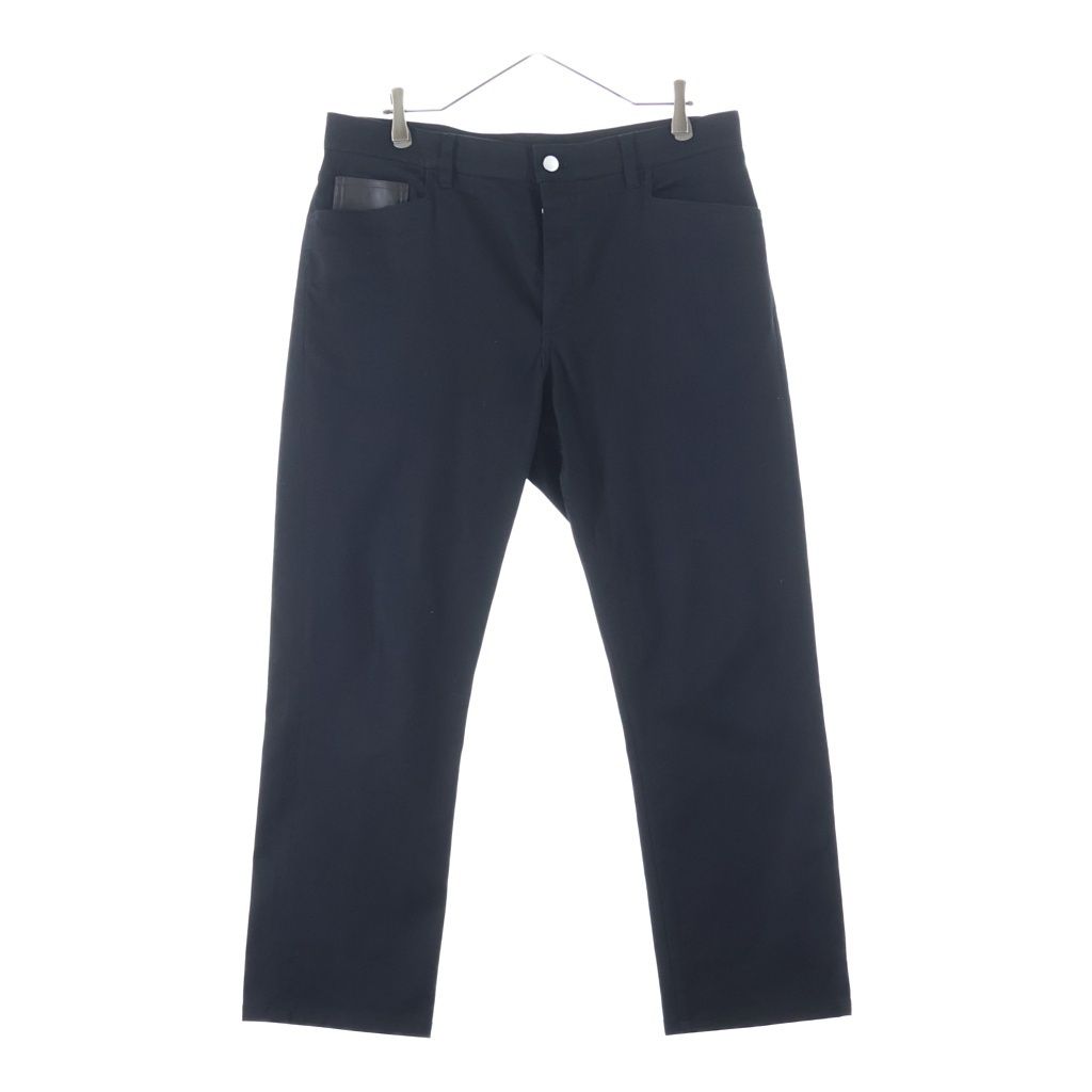 Hermes Cotton Series Button Fly Denim Pants Black