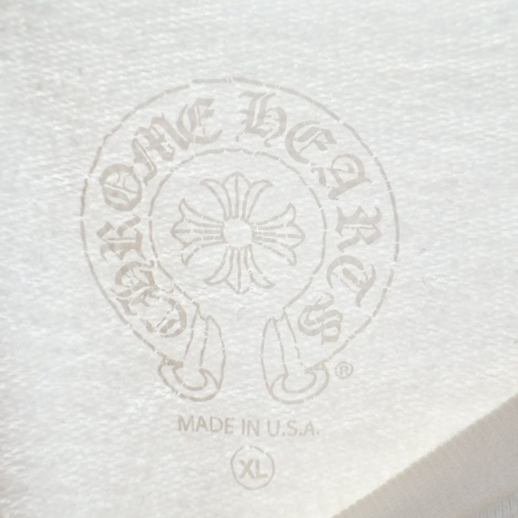 Chrome Hearts Flrl Crs Horseshoe L S Back Horse Sleeve Floral Long T-Shirt White — view 6