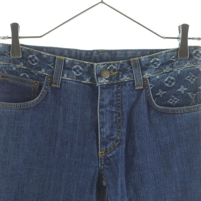 Louis Vuitton Monogram Denim Pants Indigo Blue 34 — view 3