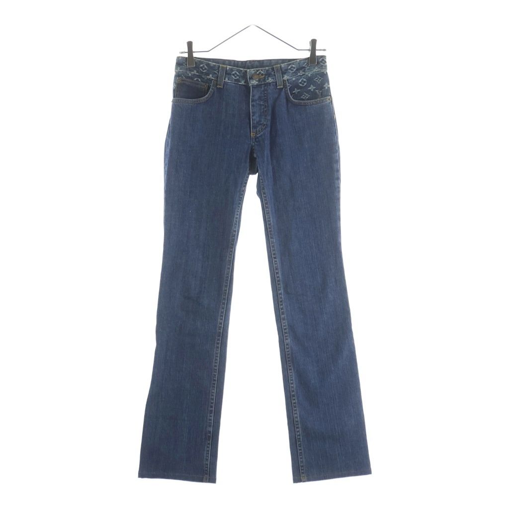 Louis Vuitton Monogram Denim Pants Indigo Blue 34