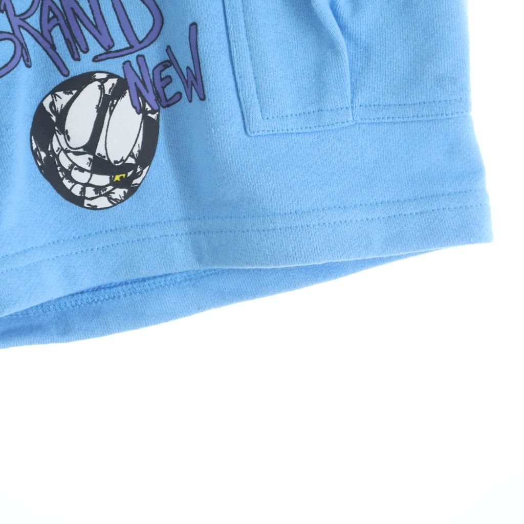 Chrome Hearts Matty Boy Shorts Boy Logo Print Sweatshirt Cargo Blue — view 7