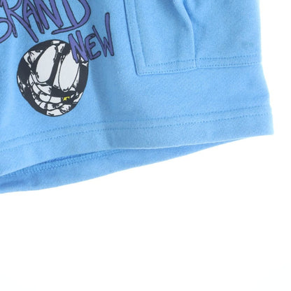 Chrome Hearts Matty Boy Shorts Boy Logo Print Sweatshirt Cargo Blue — view 7